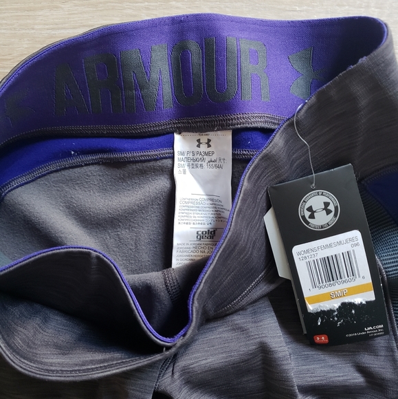 Grey Under Armour coldgear leggings - S - NWT - Picture 2 of 4